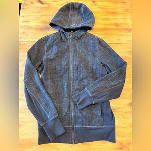 Men’s LuluLemon : Grey/Black Zip-Up Hoodie